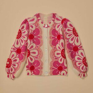 NWT! Farm Rio Maia Knit Cardigan Size L